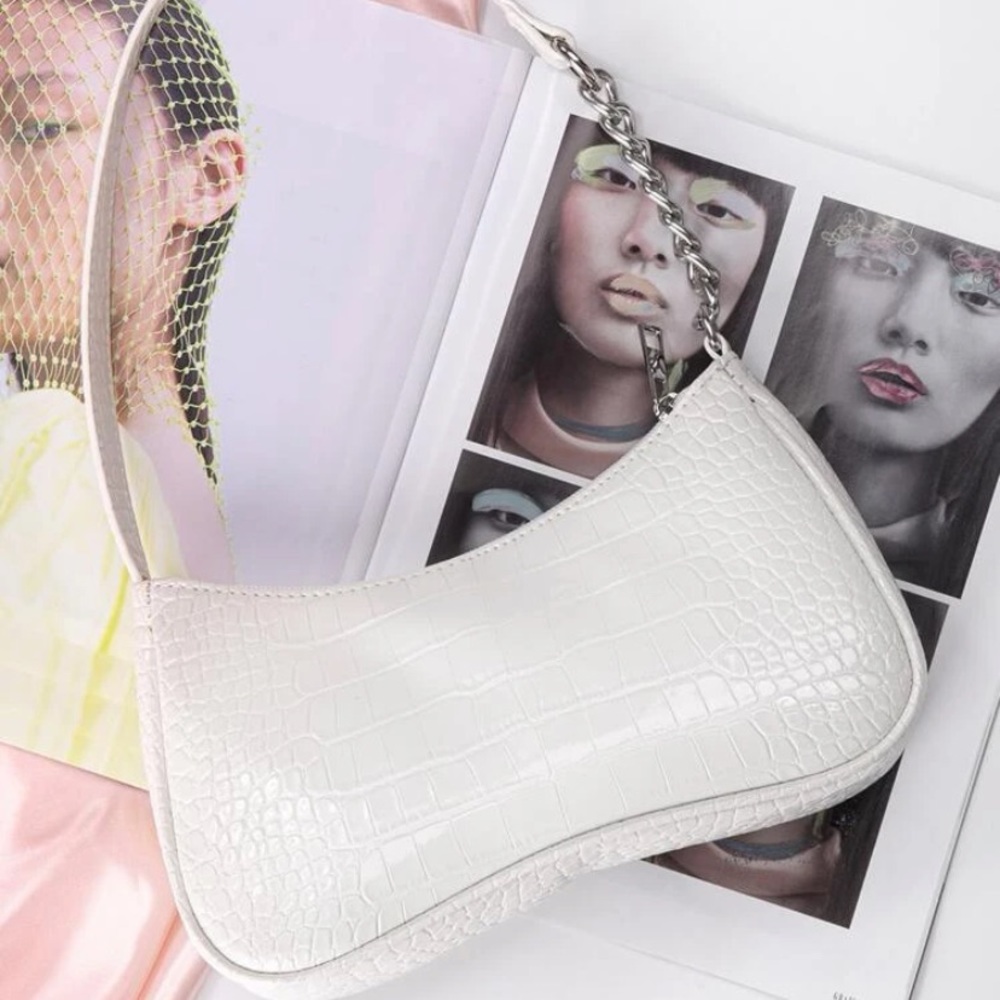 White purse
